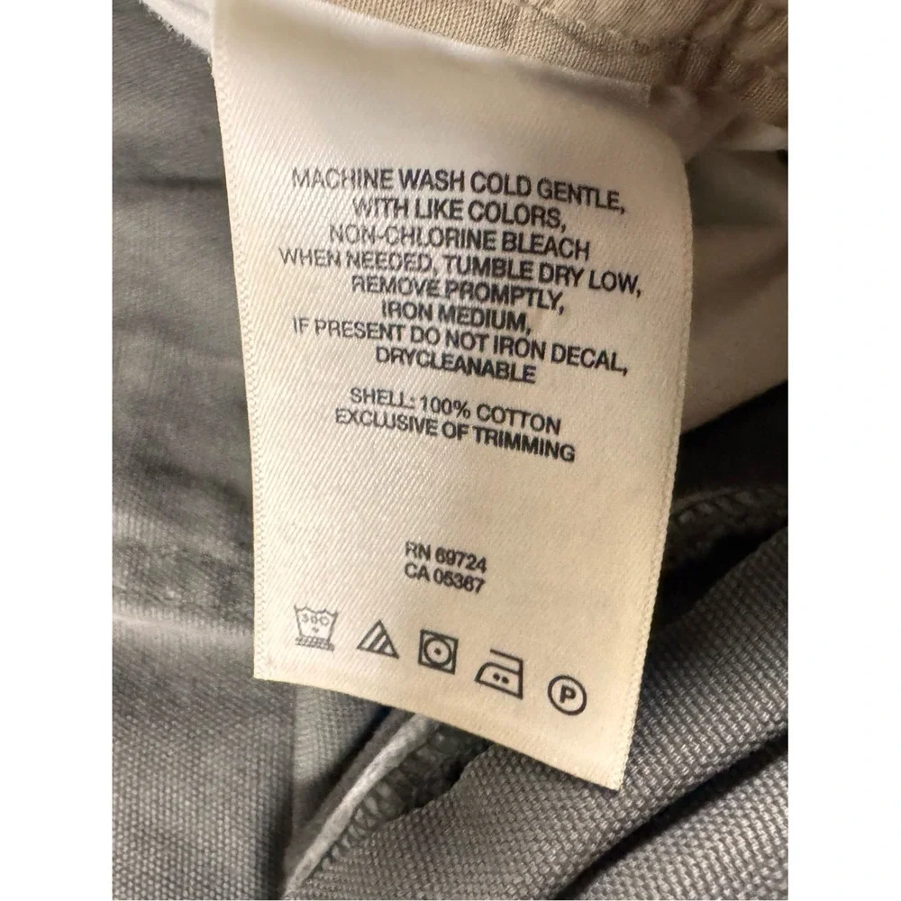 Columbia Omni-Shield Mens 34x32 Olive Green Cotton Canvas Cargo Utility Pants